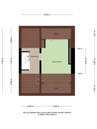 Floorplan - Doctor H. Mollerstraat 51, 5683 HP Best